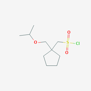 (1-(Isopropoxymethyl)cyclopentyl)methanesulfonyl chloride