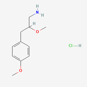 2-Methoxy-3-(4-methoxyphenyl)propan-1-amine hydrochloride