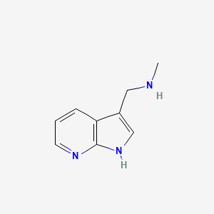 N-methyl-1-(1H-pyrrolo[2,3-b]pyridin-3-yl)methanamine