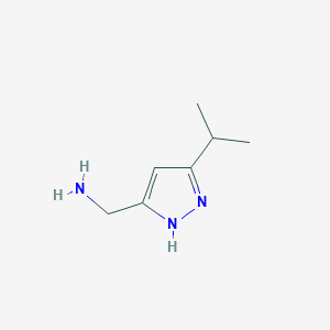 (5-Isopropyl-1H-pyrazol-3-yl)methanamine