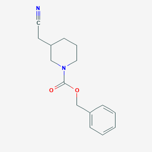 1-Benzyloxycarbonyl-3-cyanomethylpiperidine