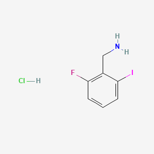 (2-Fluoro-6-iodophenyl)methanamine hydrochloride