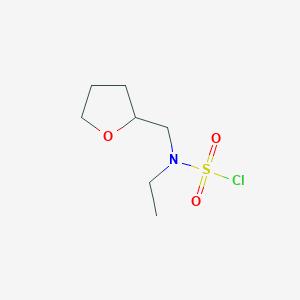 Ethyl((tetrahydrofuran-2-yl)methyl)sulfamoyl chloride