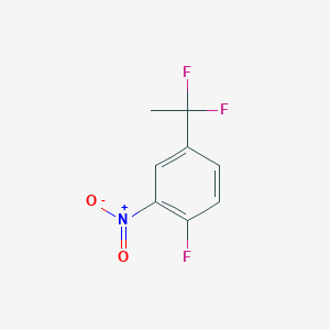 4-(1,1-Difluoroethyl)-1-fluoro-2-nitrobenzene