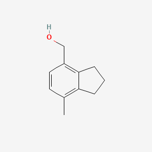 (7-methyl-2,3-dihydro-1H-inden-4-yl)methanol