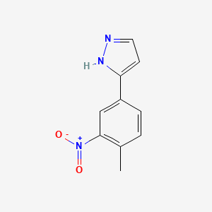 3-(4-Methyl-3-nitrophenyl)-1h-pyrazole