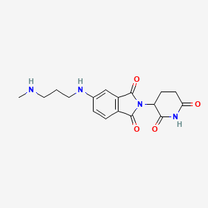 2-(2,6-Dioxo-3-piperidyl)-5-[3-(methylamino)propylamino]isoindoline-1,3-dione