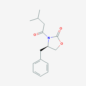 B134958 (R)-3-(3-Methylbutanoyl)-4-benzyloxazolidin-2-one CAS No. 145589-03-3