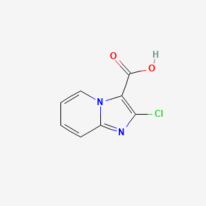 molecular formula C8H5ClN2O2 B1349581 2-氯咪唑并[1,2-a]吡啶-3-羧酸 CAS No. 522604-25-7
