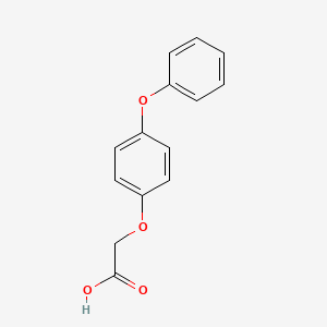 molecular formula C14H12O4 B1349600 2-(4-苯氧基苯氧基)乙酸 CAS No. 38559-90-9