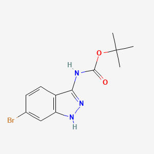 tert-butyl N-(6-bromo-1H-indazol-3-yl)carbamate