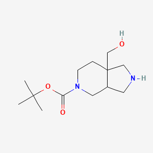 tert-butyl 7a-(hydroxymethyl)-octahydro-1H-pyrrolo[3,4-c]pyridine-5-carboxylate, Mixture of diastereomers