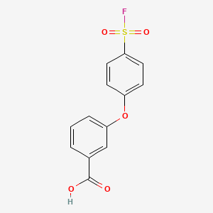 3-[4-(Fluorosulfonyl)phenoxy]benzoic acid