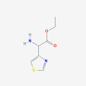 Ethyl 2-amino-2-(1,3-thiazol-4-yl)acetate