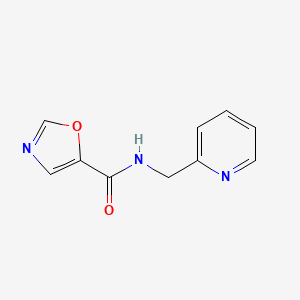 N-[(pyridin-2-yl)methyl]-1,3-oxazole-5-carboxamide