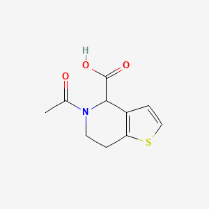 5-Acetyl-4,5,6,7-tetrahydrothieno[3,2-c]pyridine-4-carboxylic acid