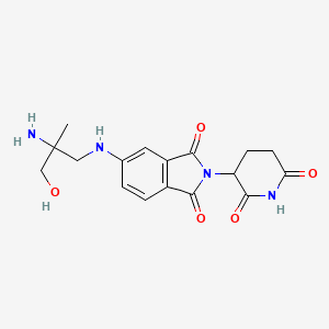 5-[(2-Amino-3-hydroxy-2-methyl-propyl)amino]-2-(2,6-dioxo-3-piperidyl)isoindoline-1,3-dione