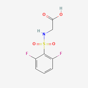 molecular formula C8H7F2NO4S B1349648 Glycine, N-[(2,6-difluorophenyl)sulfonyl]- CAS No. 731003-82-0