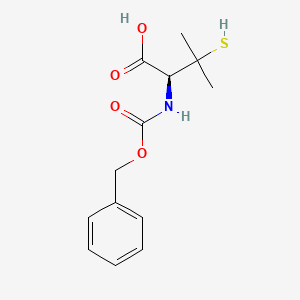 N-[(Benzyloxy)carbonyl]-3-sulfanyl-D-valine