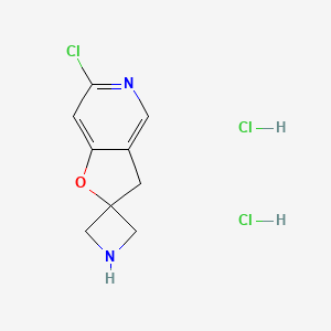 6'-Chloro-3'h-spiro[azetidine-3,2'-furo[3,2-c]pyridine] dihydrochloride