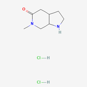 6-methyl-octahydro-1H-pyrrolo[2,3-c]pyridin-5-one dihydrochloride, Mixture of diastereomers