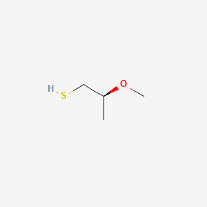 molecular formula C4H10OS B13496655 (2S)-2-methoxypropane-1-thiol 