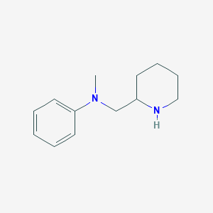 molecular formula C13H20N2 B13496669 N-methyl-N-(piperidin-2-ylmethyl)aniline 