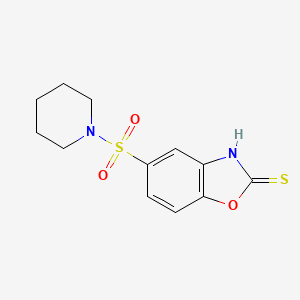 5-(Piperidine-1-sulfonyl)-1,3-benzoxazole-2-thiol