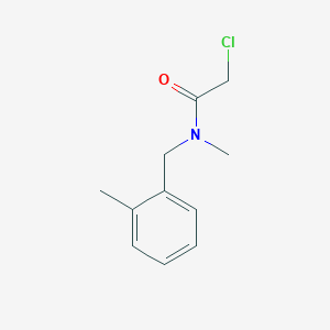 molecular formula C11H14ClNO B1349684 2-氯-N-甲基-N-(2-甲基苄基)乙酰胺 CAS No. 851175-23-0