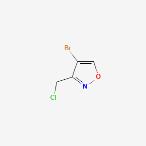 4-Bromo-3-(chloromethyl)-1,2-oxazole