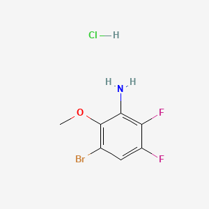 3-Bromo-5,6-difluoro-2-methoxyaniline hydrochloride