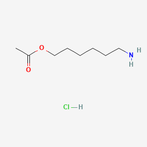 molecular formula C8H18ClNO2 B13496884 6-Aminohexyl acetate hydrochloride 