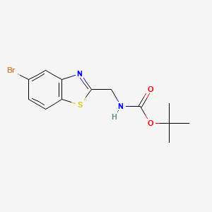 tert-Butyl ((5-bromobenzo[d]thiazol-2-yl)methyl)carbamate