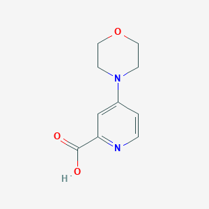 B1349698 4-(4-Morpholinyl)-picolinic acid CAS No. 66933-68-4