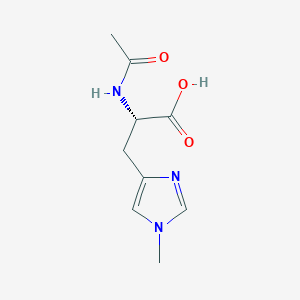 molecular formula C9H13N3O3 B13496990 N-Acetyl-1-methyl-L-histidine CAS No. 84285-33-6