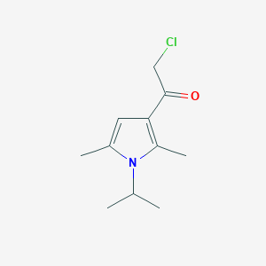molecular formula C11H16ClNO B1349706 2-氯-1-(1-异丙基-2,5-二甲基-1H-吡咯-3-基)乙酮 CAS No. 786728-93-6