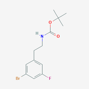 Tert-butyl 3-bromo-5-fluorophenethylcarbamate