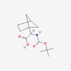 2-{Bicyclo[2.1.1]hexan-1-yl}-2-{[(tert-butoxy)carbonyl]amino}acetic acid