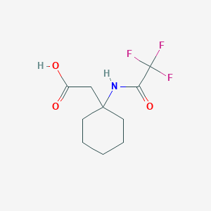 2-(1-(2,2,2-Trifluoroacetamido)cyclohexyl)acetic acid