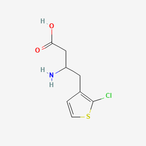 3-Amino-4-(2-chlorothiophen-3-yl)butanoic acid