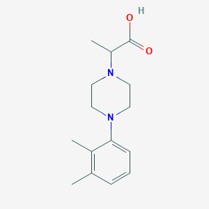 2-[4-(2,3-Dimethylphenyl)piperazin-1-yl]propanoic acid