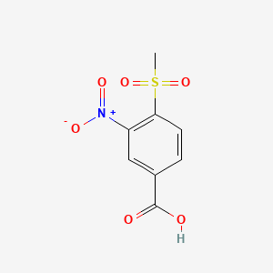 molecular formula C8H7NO6S B1349751 4-甲磺酰基-3-硝基苯甲酸 CAS No. 81029-08-5