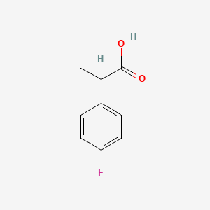 molecular formula C9H9FO2 B1349752 2-(4-氟苯基)丙酸 CAS No. 75908-73-5