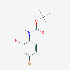 tert-butyl N-(4-bromo-2-fluorophenyl)-N-methylcarbamate