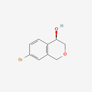 (4R)-7-bromo-3,4-dihydro-1H-2-benzopyran-4-ol