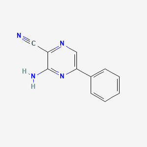 3-Amino-5-phenylpyrazine-2-carbonitrile