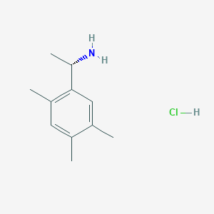 (1s)-1-(2,4,5-Trimethylphenyl)ethan-1-amine hydrochloride