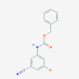 Benzyl 3-bromo-5-cyanophenylcarbamate