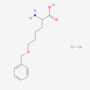 molecular formula C13H20ClNO3 B13497594 2-Amino-6-(benzyloxy)hexanoic acid hydrochloride 