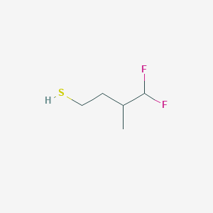 4,4-Difluoro-3-methylbutane-1-thiol